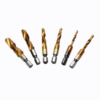 Bộ 6 mũi khoan tốc độ cao hss m3 m4 m5 m6 m8 m10