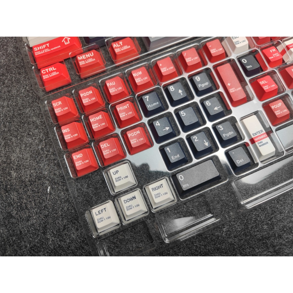 GMK Gundam Keycaps, 129 phím PBT Keycaps Cherry Profile DYE-SUB Cá nhân hóa GMK Keycaps cho bàn phím cơ
