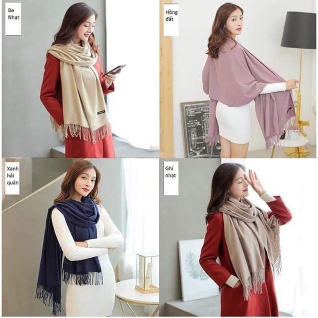 Khăn choàng Cashmere loại vải mịn đẹp