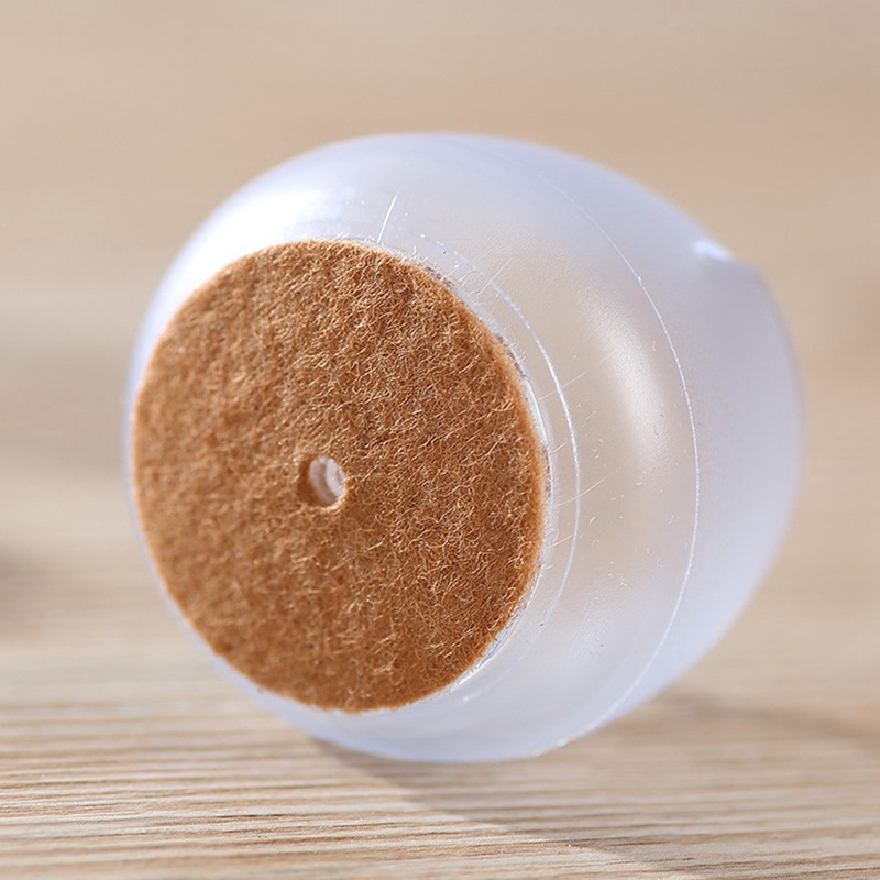 Bộ 16 Miếng Bọc Chân Bàn Ghế Hình Tròn 12-17mm Bằng Silicon Chống Trượt Tiện Dụng Ốp