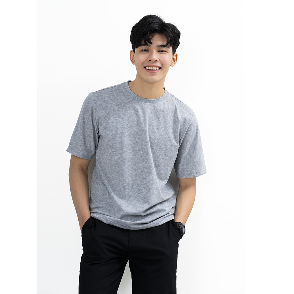 Áo Phông Nam Trơn Áo Ngắn Tay Không Cổ Basic - MENGO | BigBuy360 - bigbuy360.vn