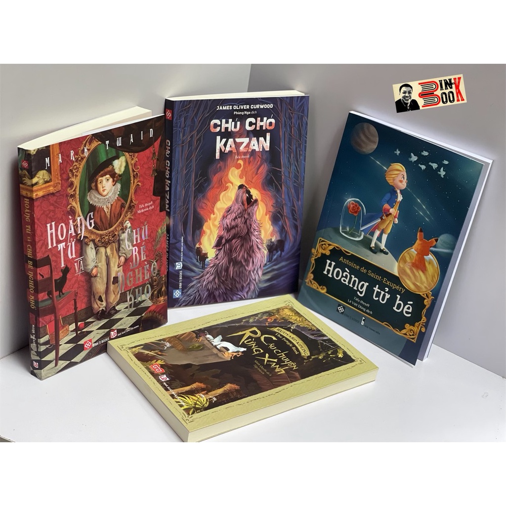 Sách - combo 4 cuốn  Đinh Tị Books - Chú Chó Kazan – Hoàng tử bé và chú bé nghèo kổ - Câu Chuyện Rừng Xanh - Hoàng Tử Bé