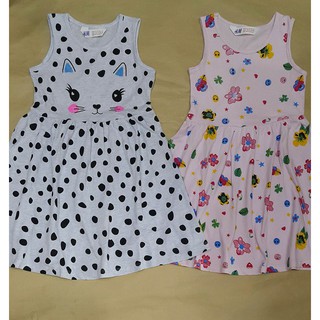 Váy cotton HM cho bé từ 1-10 tuổi