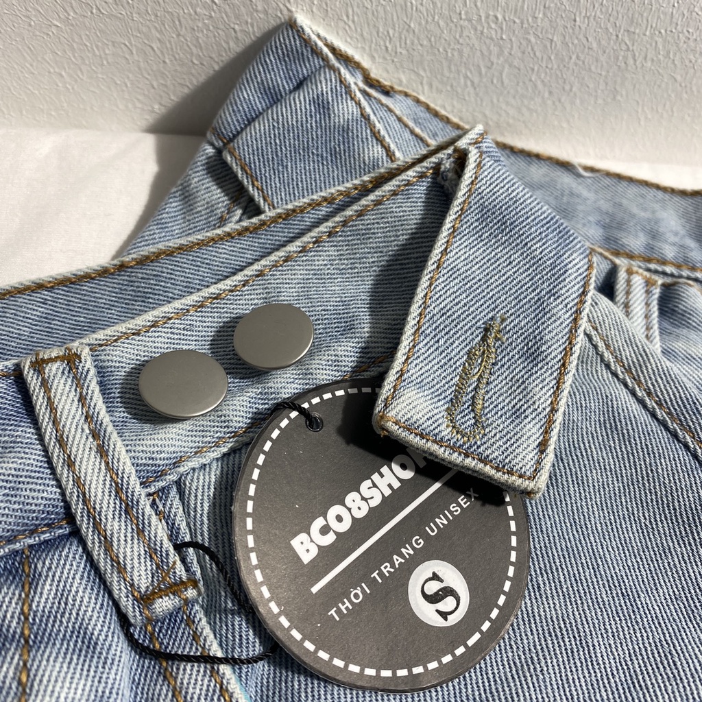 Quần SHORT JEAN NGỐ RỘNG Unisex phong cách ulzzang full size