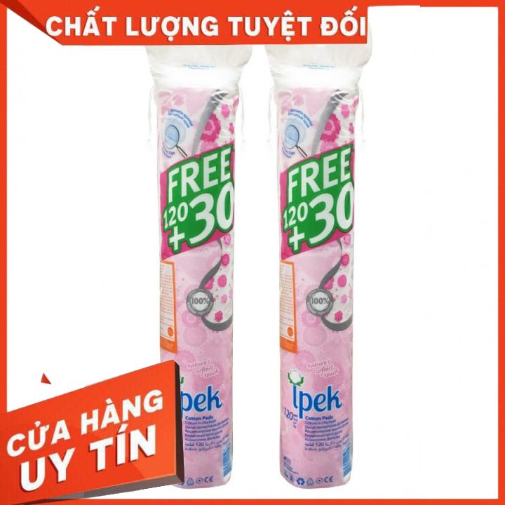 Bông Tẩy Trang IPEK loại150 Miếng ☁️☁️☁️ SIÊU MỀM MỊN ☁️☁️☁️  Nhập Khẩu Thổ Nhĩ Kỳ | BigBuy360 - bigbuy360.vn