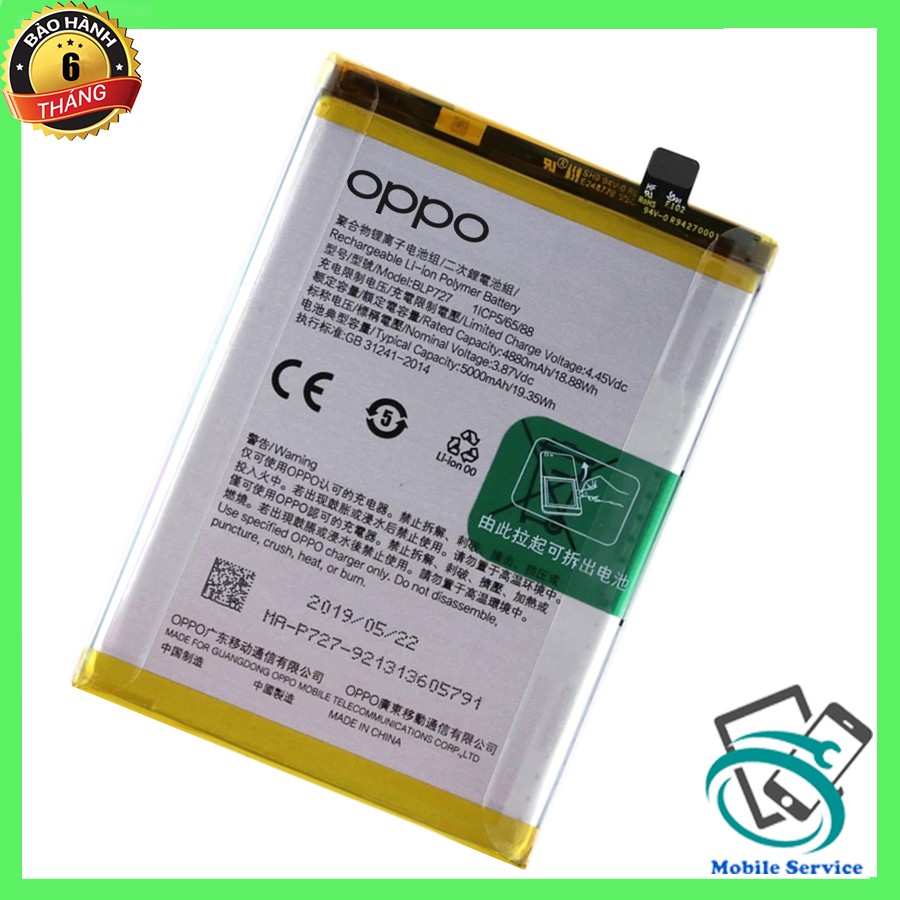 Pin OPPO A5, A9, A11 (2020), [BLP727], Chính Hãng