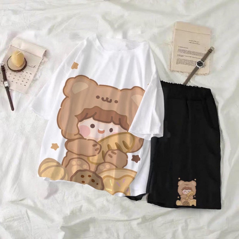 Bộ Thun Đùi Gấu Siêu Xinh
