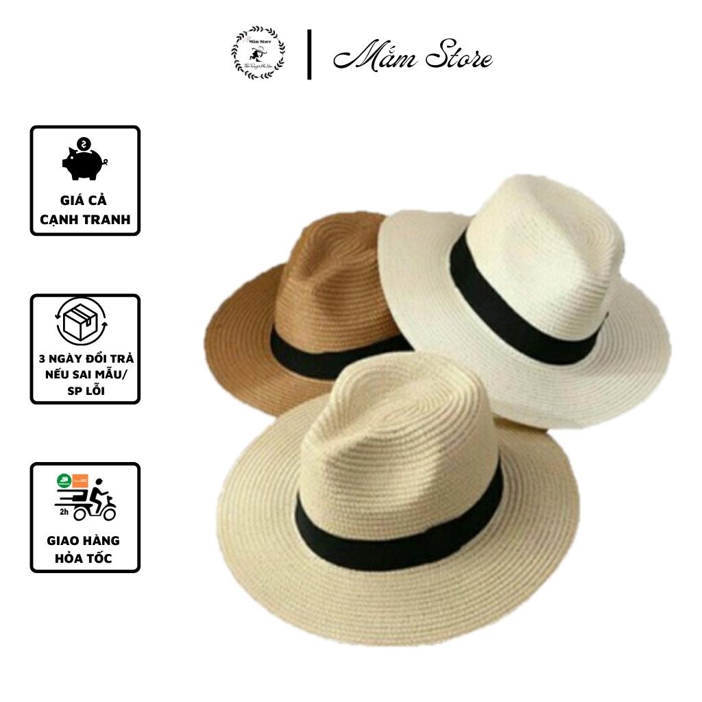 Mũ Phớt Cói Panama Unisex