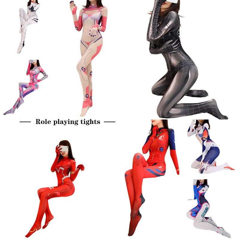 Jumpsuit hóa trang nhân vật anime Overwatch cho lễ halloween quyến rũ cho nữ | BigBuy360 - bigbuy360.vn