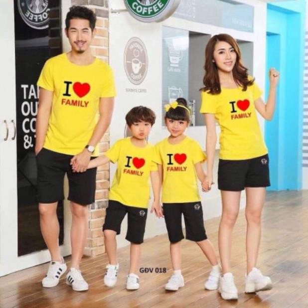 Sét gia đình 4 Người . Thun cotton. ( áo+ quần).SALE 50%. CHất bao đẹp | BigBuy360 - bigbuy360.vn