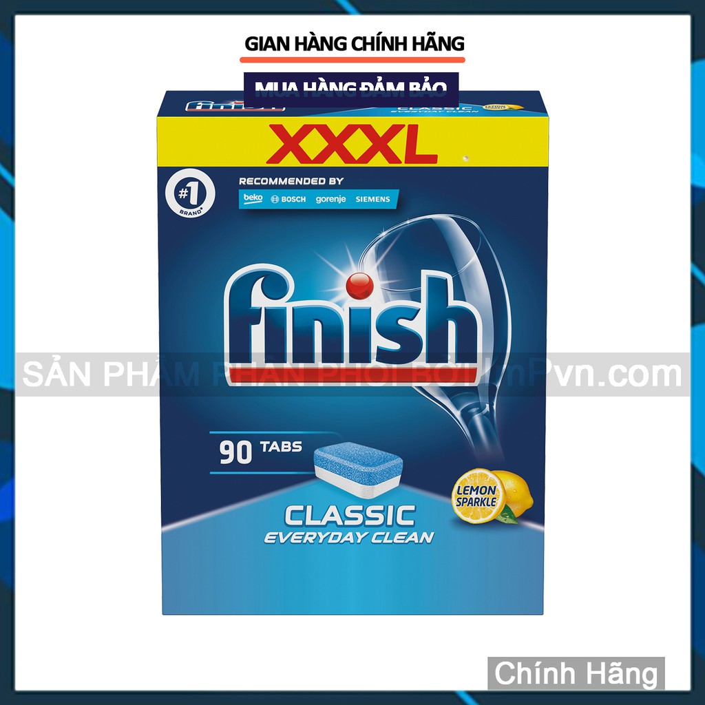 Viên rửa bát Finish Classic 110 viên mẫu 2021 (100 viên, 110 viên &amp; 120 viên mẫu cũ)