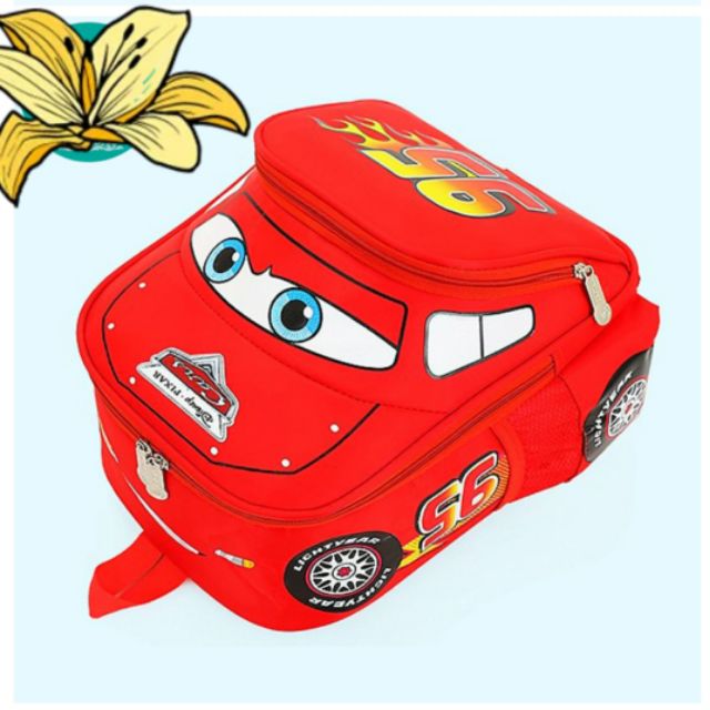 🍭🍭Balo trẻ em 3D in hình xe hơi cho các bé mẫu giáo 
🤩 Chất liệu : vải polyester chống thấm nước, siêu nhẹ
