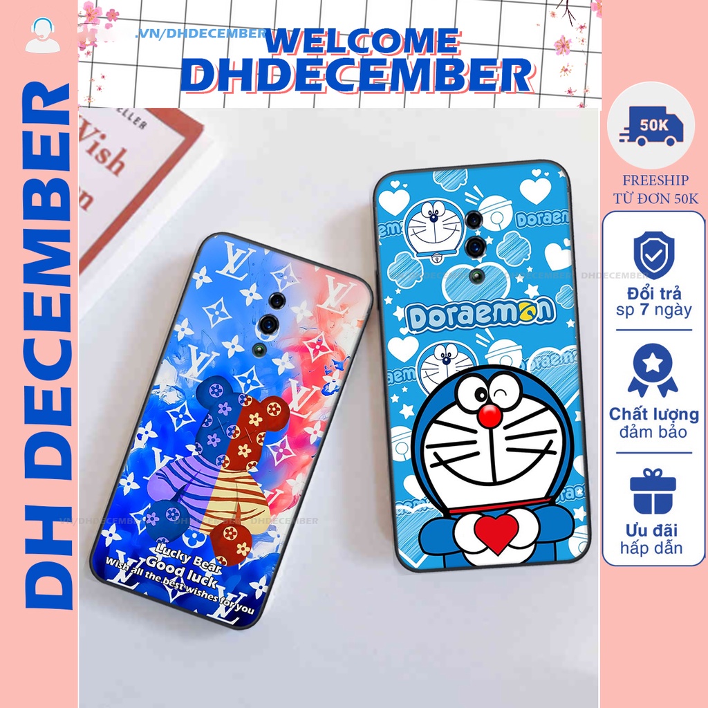 Ốp lưng Oppo RENO  / RENO Z in hình gấu K@ws, gấu nâu, dor@emon RẺ- ĐẸP- BỀN