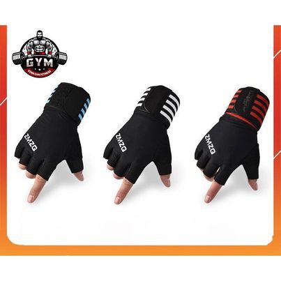 Găng Tay Tập Gym Nam Nữ có quấn cổ tay cao cấp chính hãng tập tạ đi phượt GCT-66