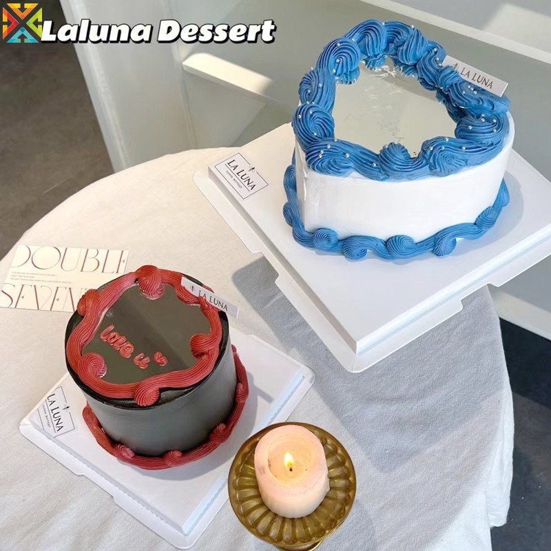 Cây Cắm Trang Trí Bánh Kem Bằng Acrylic Tráng Gương Phản Quang Độc Đáo Trang Trí Tiệc Cưới / Valentine