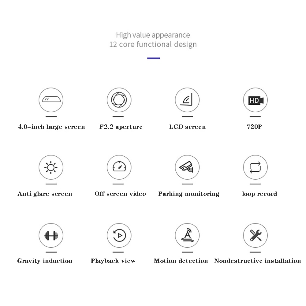 Gương chiếu hậu 4 inch chất lượng cao cho xe hơi
 | BigBuy360 - bigbuy360.vn