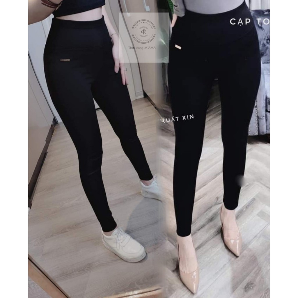 Quần legging nữ cạp cao bản to gen bụng vải umi mềm co giãn bigsize có túi - Quần tregging lưng cao xuất túi hộp cao cấp | BigBuy360 - bigbuy360.vn