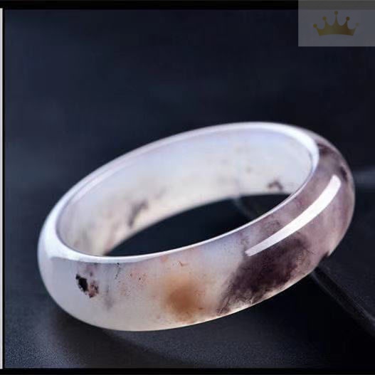 Vòng tay ngọc bích hoa xinh xắn cho nữ