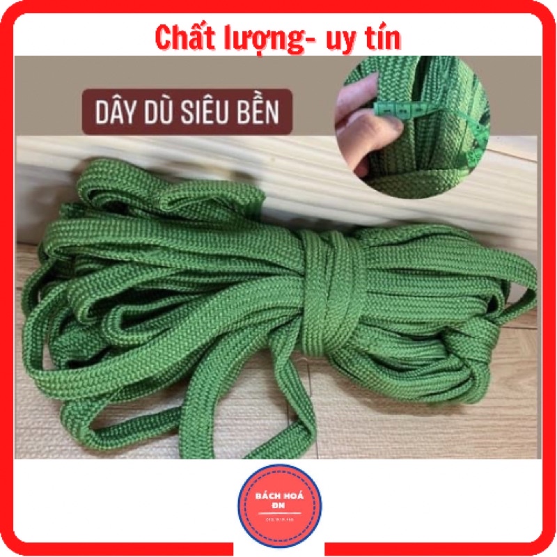 cuộn 10m dây dù siêu bền cột hàng hoá, cột võng, cột bạt che