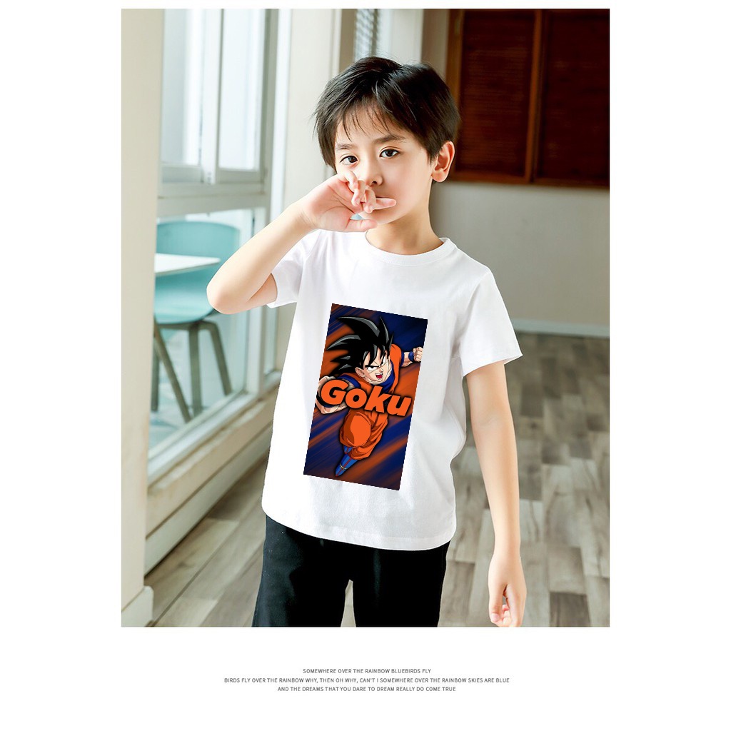 áo thun bé trai songoku dragonball 7 viên ngọc rồng giá rẻ chất đẹp