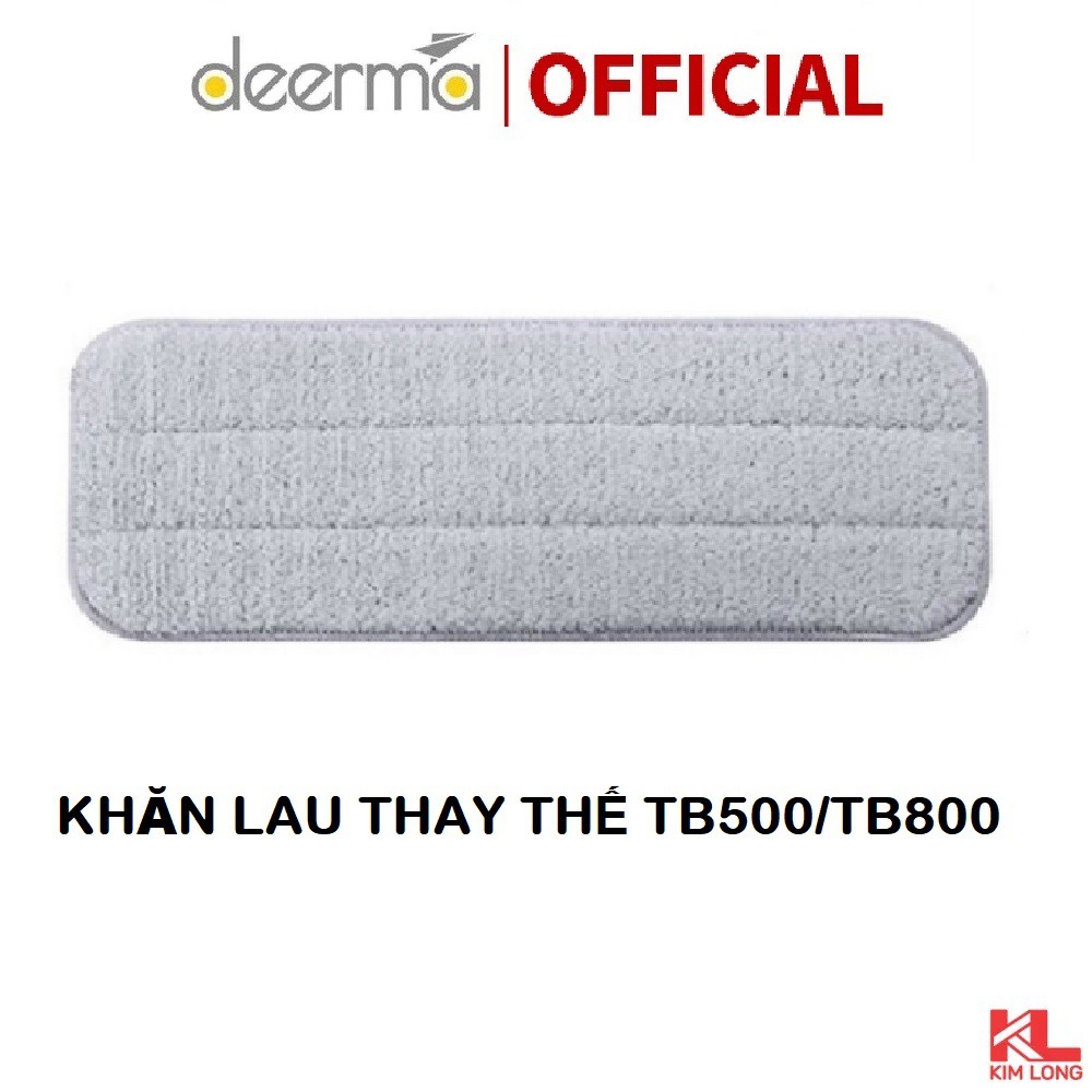 Khăn | giẻ | miếng lau TB500 | TB800 Deerma Water Spray Mop ( Thay thế) - Chính hãng