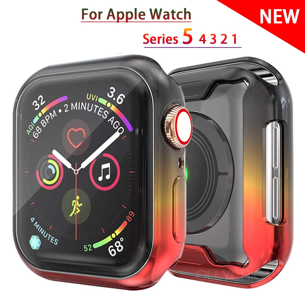 Ốp Bảo Vệ Bằng Tpu Cho Đồng Hồ Thông Minh Apple Watch 5 4 3 2series 38mm 40mm 42mm 44mm