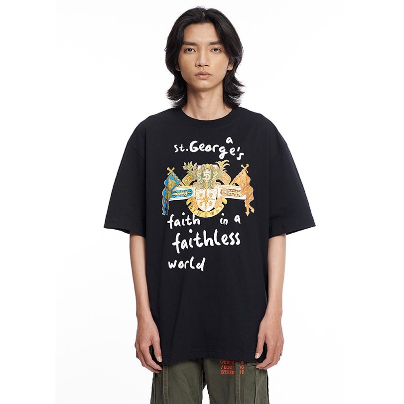 Áo thun 5THEWAY /faithless world/ New Tee Màu Đen