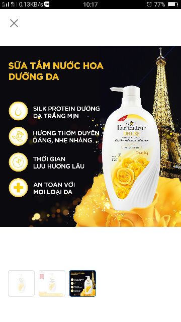 Sửa tắm Enchanteur 650g