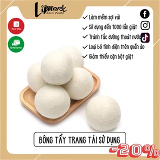 Bóng Len Giặt Sấy Quần Áo Làm Mềm Vải Tái Sử Dụng Limart