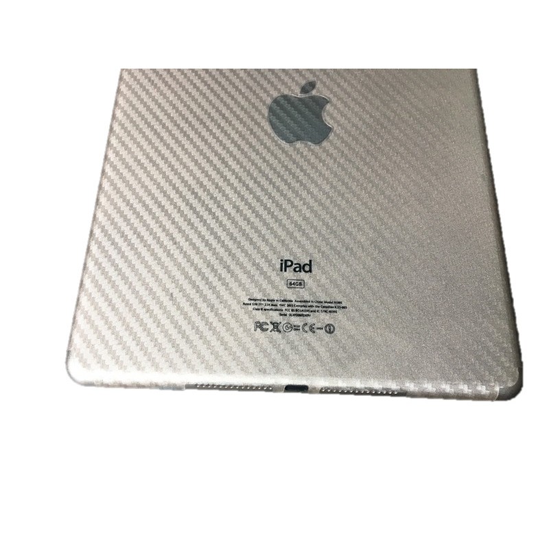 Miếng dán lưng dành cho iPad 10.2, Gen 7, Air 3, 10.5 inch vân trong Carbon 3D. Chống trơn, mồ hôi tay. Hàng cao cấp.