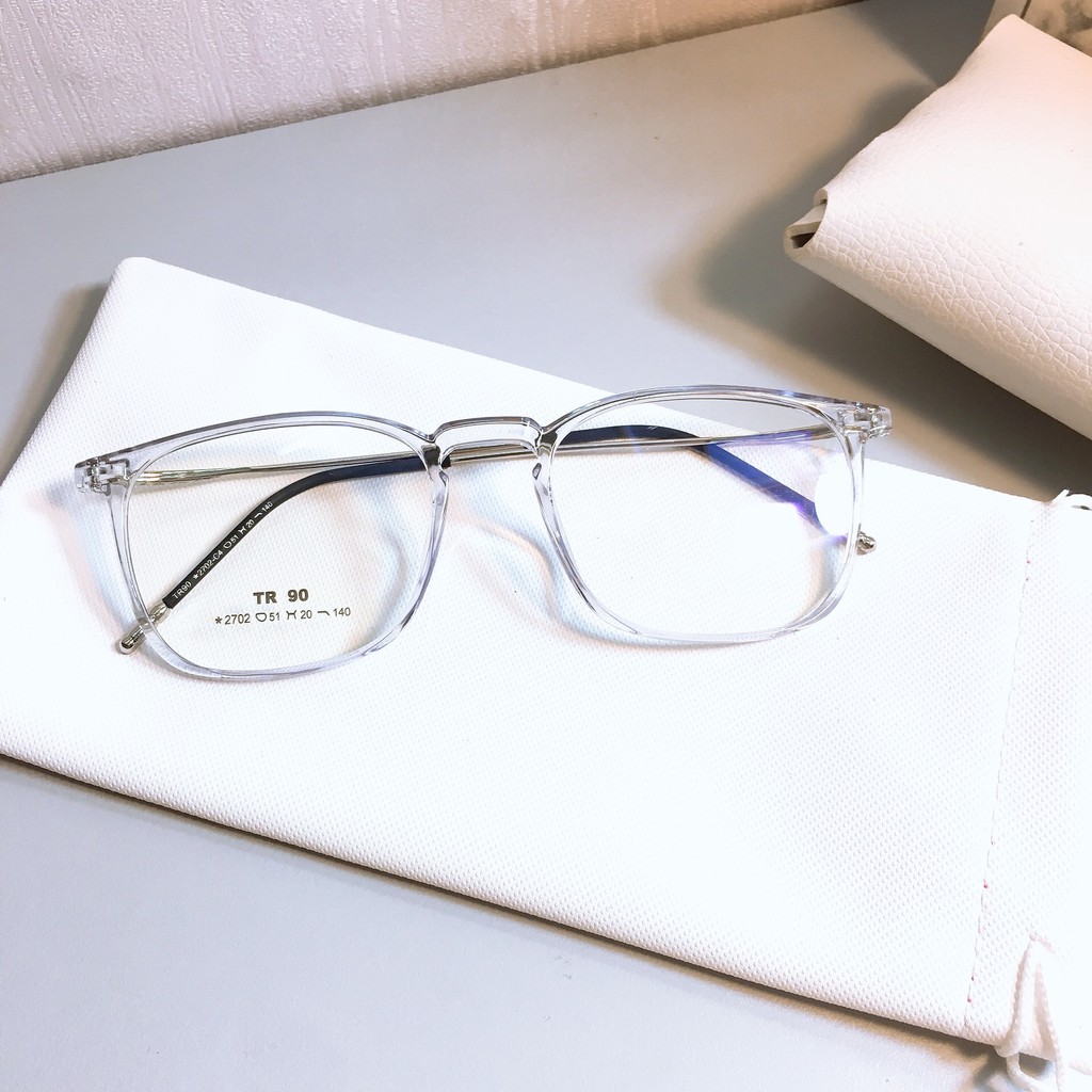 [Mã FARSSTGRE giảm 5K đơn bất kỳ] Kính Cận vuông hồng 2702 - nhận cắt mắt cận viễn loạn | BigBuy360 - bigbuy360.vn