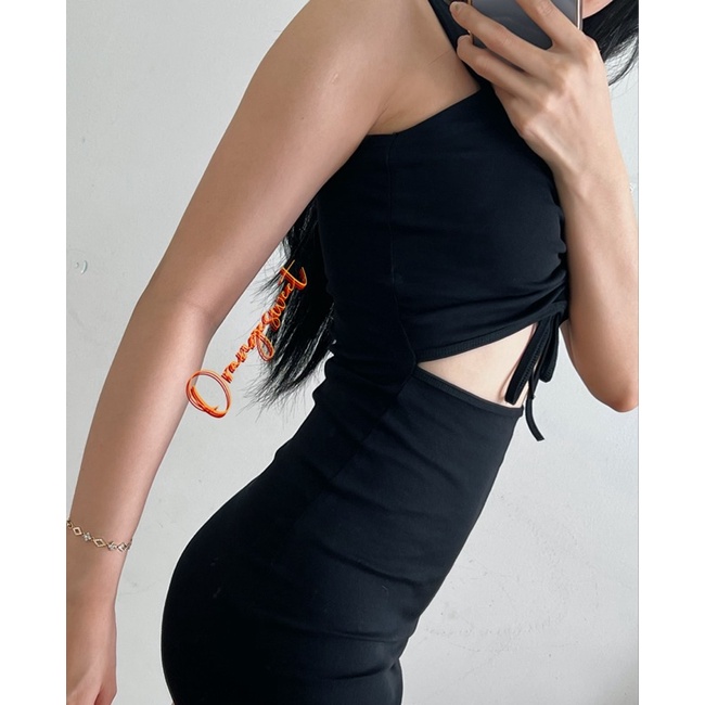 Đầm Nữ Body Thắt Dây Sát Nách Cao Cấp TDSN