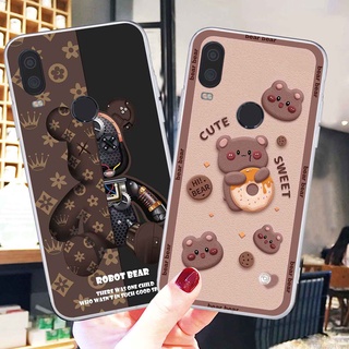 Ốp Vsmart Active 1 / Active 1 Plus / Active 1+ bear brick, gấu đáng yêu, dễ thương