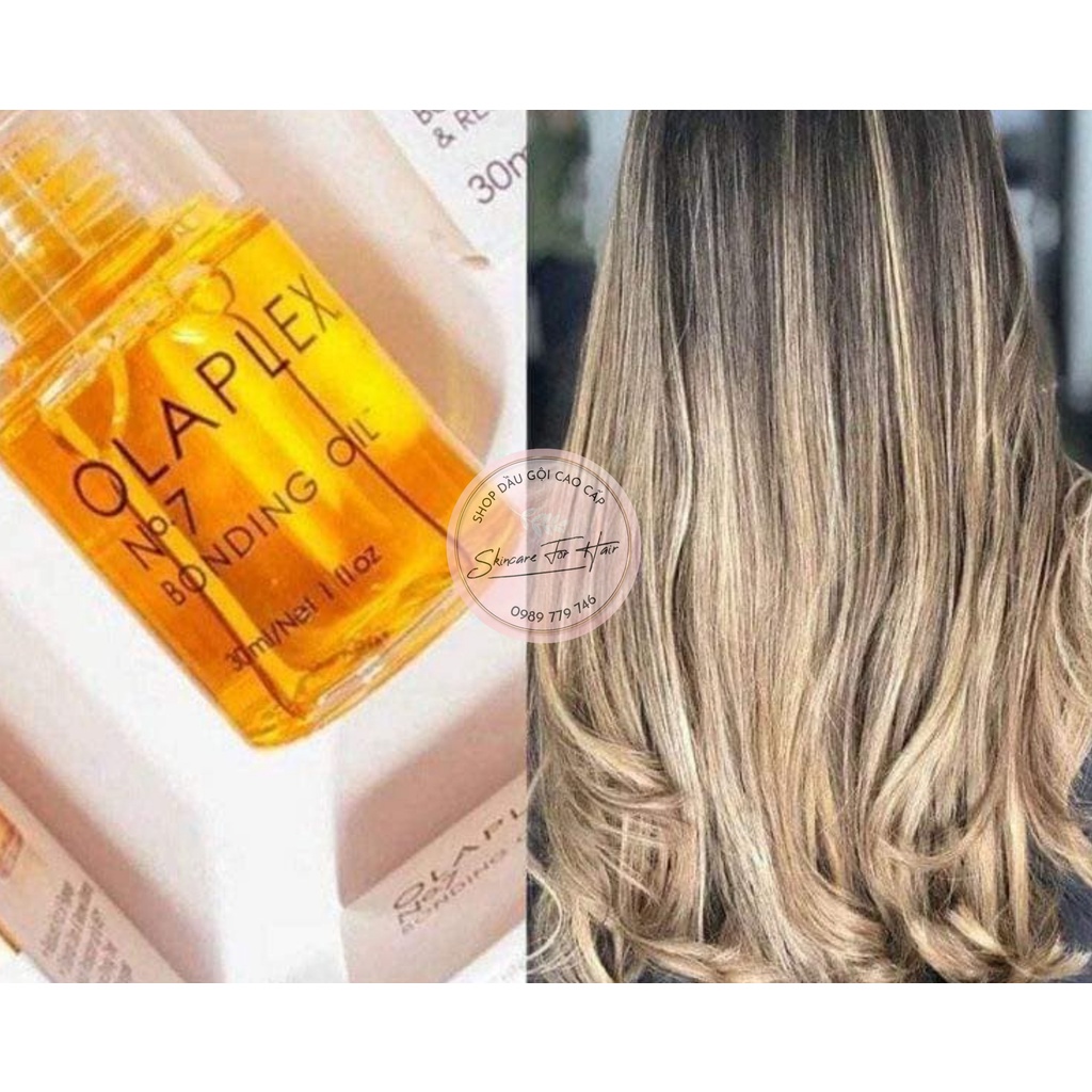 Tinh dầu dưỡng tóc Olaplex No7 dung tích 30ml dành cho tóc thường, uốn, nhuộm, khô xơ, hư tổn