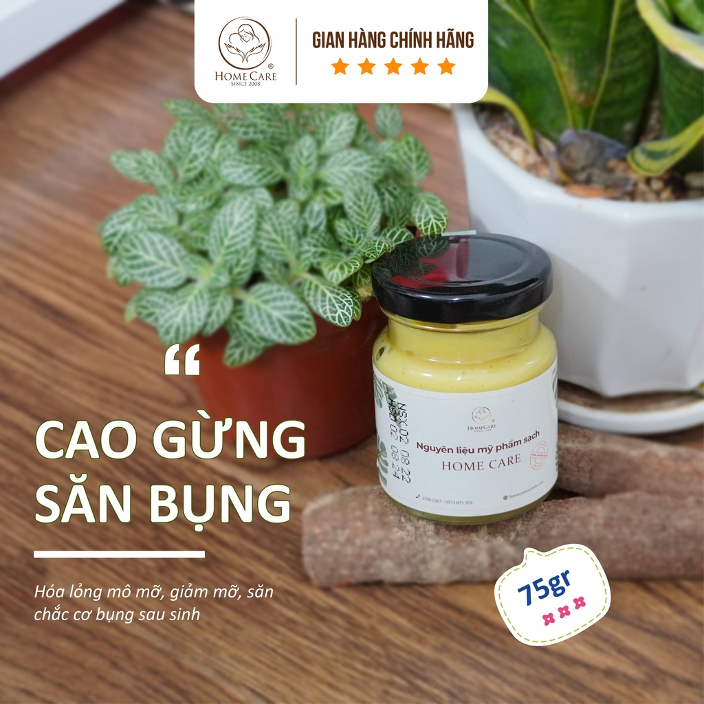 Cao gừng săn bụng hũ tiết kiệm - 75gr