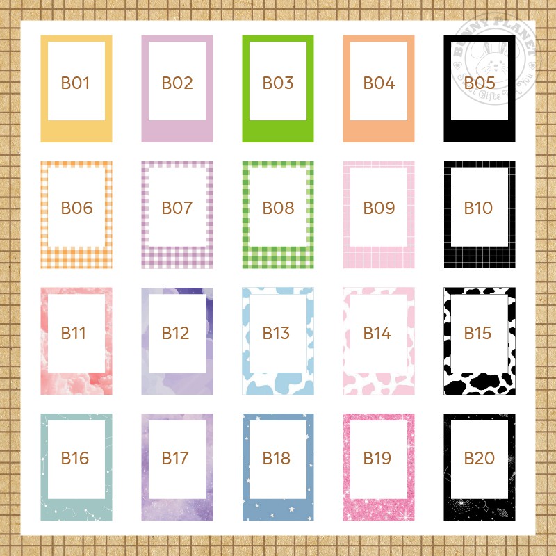 In Ảnh Polaroid Viền Hoạ Tiết 6x9 theo yêu cầu 1k đã ép Plastic, ép Lụa - Cưng Xỉu | BigBuy360 - bigbuy360.vn