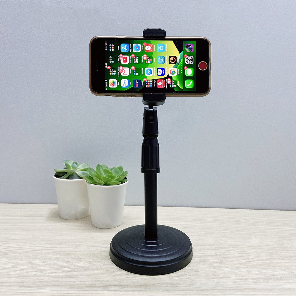 Giá đỡ điện thoại để bàn điện thoại di động giá livestream cho iPhone ipad pro mini Samsung Xiaomi Tablet PK10 KMT Store