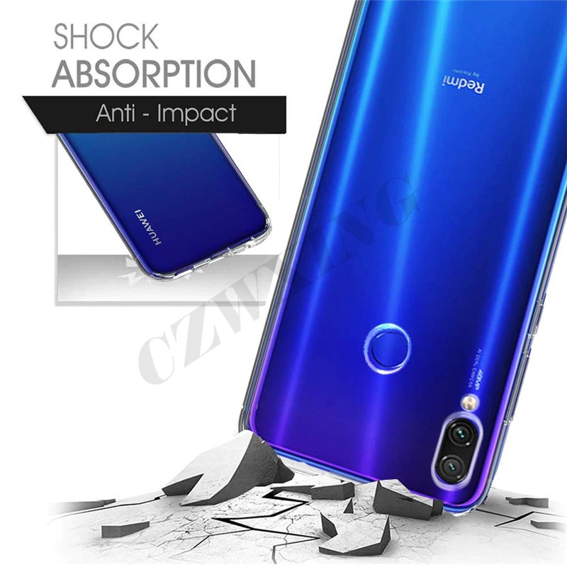 Ốp Lưng Silicon Trong Suốt Cho Redmi Note 7.