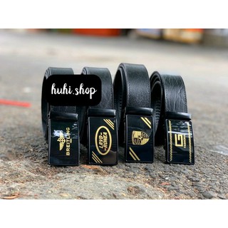 Dây nịt nam thắt lưng nam huhi.shop chất liệu da bò thật khóa tự động hàng hiệu cao cấp HUHI102