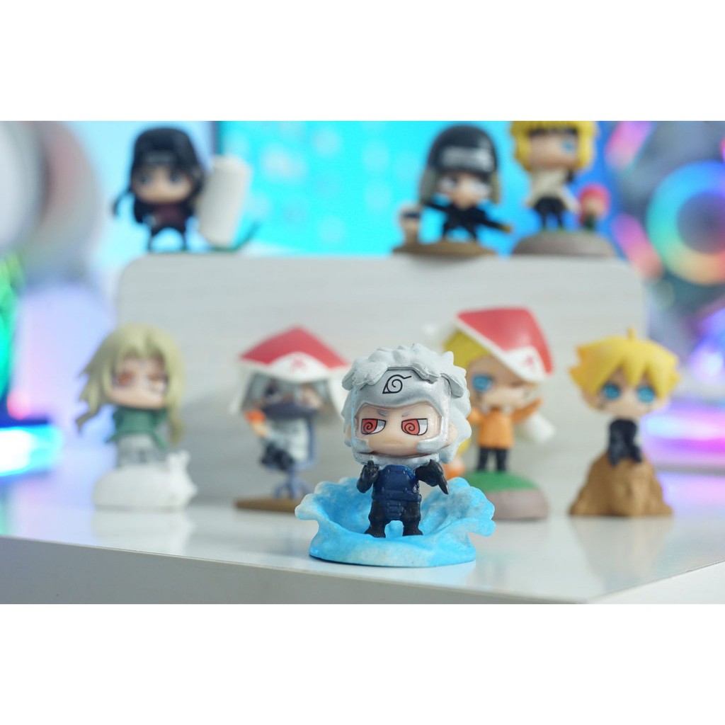 SET 8 MÔ HÌNH HOKAGE NARUTO CHIBI 5CM