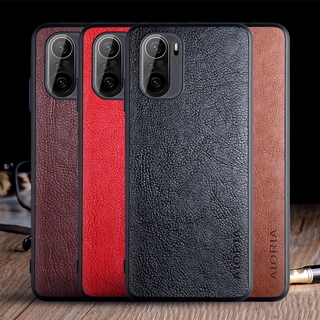 Ốp Da PU Cho Xiaomi Poco F3 TPU Mềm & PC Cứng 2in1 Chất Liệu coque fundas
