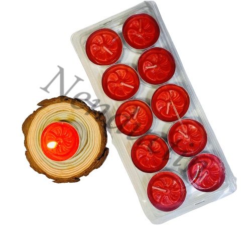 10 viên nến tealight cao cấp Đức Tín cháy 1,5 đến 2h không khói không mùi  an toàn cho người sử dụng