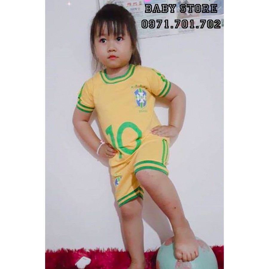 [Video+ảnh thật] Quần áo trẻ em - Bộ bóng đá cho bé trai và bé gái - hàng Việt Nam xuất Nhật