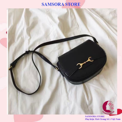 Túi xách đeo chéo nữ thời trang hàn quốc phong cách sang trọng cao cấp công sở đi làm Samsora store -KN2245