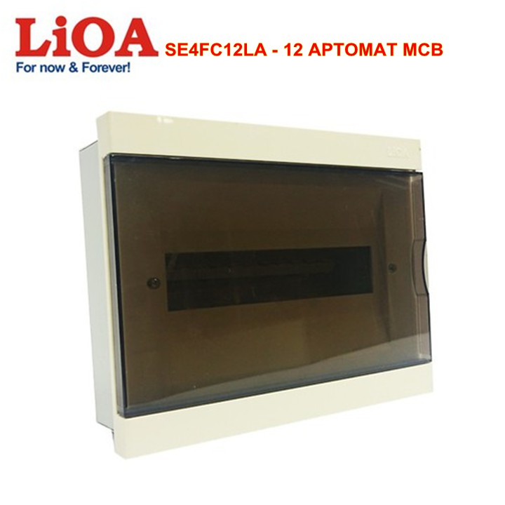 Tủ điện LiOA - Đế kim loại dùng cho chứa 8-12 Aptomat MCB, MCCB, RCBO