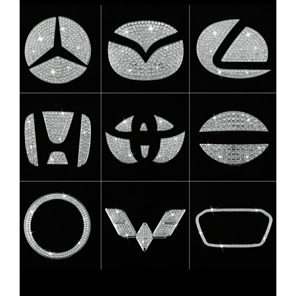 Đính đá LOGO VÔ LĂNG các hãng sang trọng cao cấp