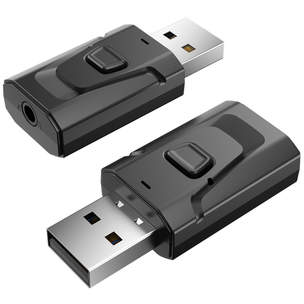 Đầu thu phát âm thanh bluetooth 5.0 Aux Rca Usb jack cắm 3.5mm cho TV/PC/Xe hơi tiện dụng