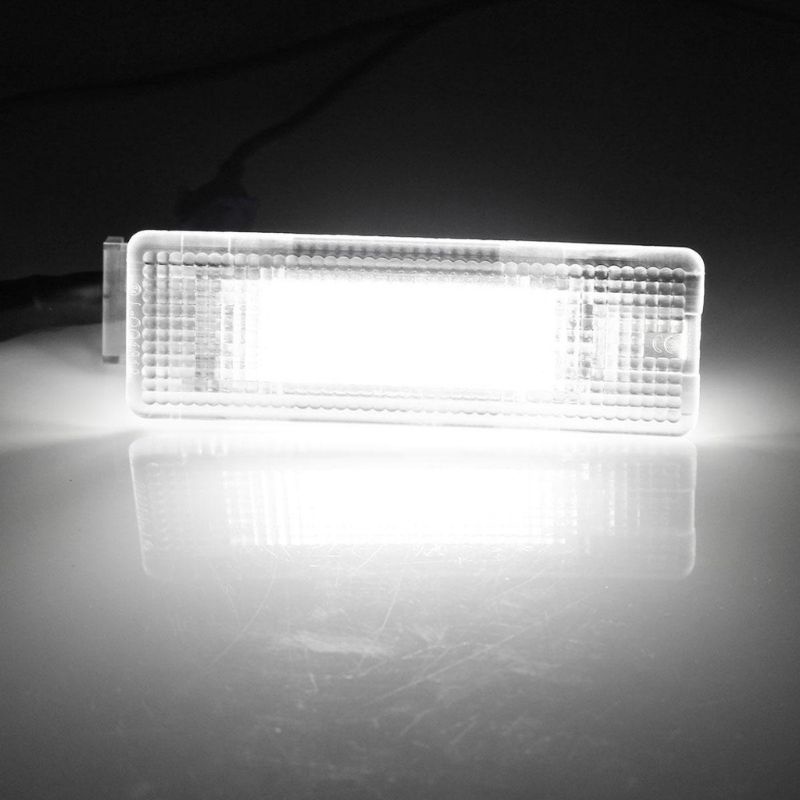 1 Cặp Đèn Led Ánh Sáng Trắng Dùng Để Trang Trí Nội Thất Xe MK5 MK6 MK7 Sharan JETTA 18SMD