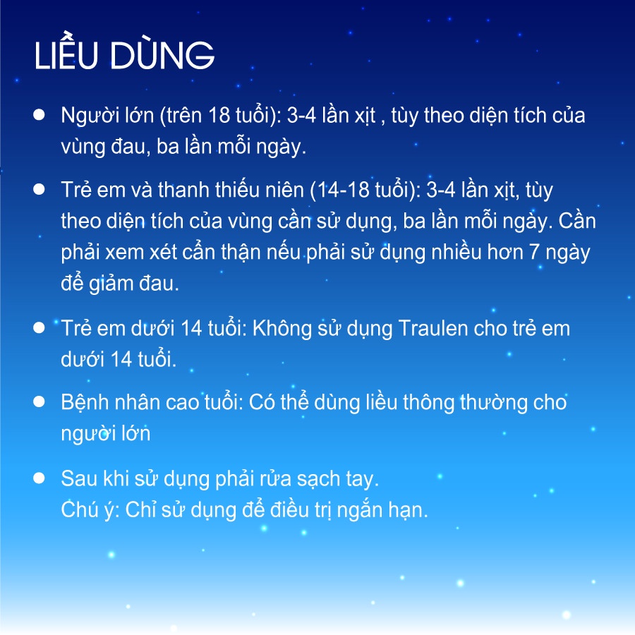 Chai xịt Traulen 4% Solution 25g giảm đau vai, đau cơ, đau khớp, bầm tím, bong gân, căng cơ