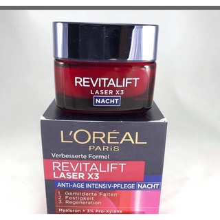 Kem dưỡng da Loreal Revitalift Laser X3 Nacht giảm mờ nếp nhăn ban đêm
